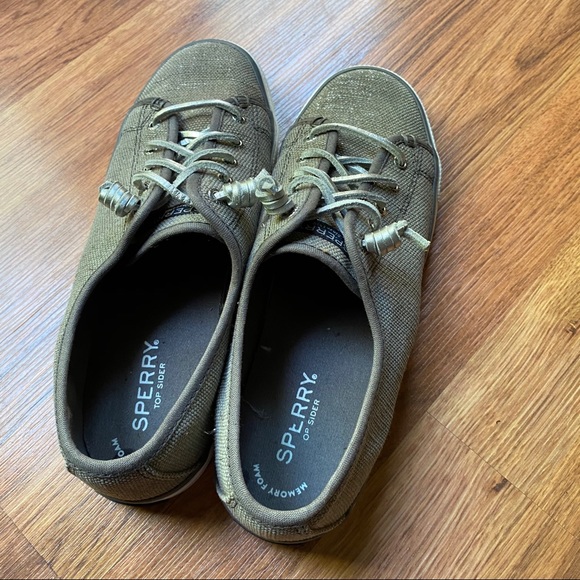 Grey Sperry Vans Style Shoes - Picture 3 of 3